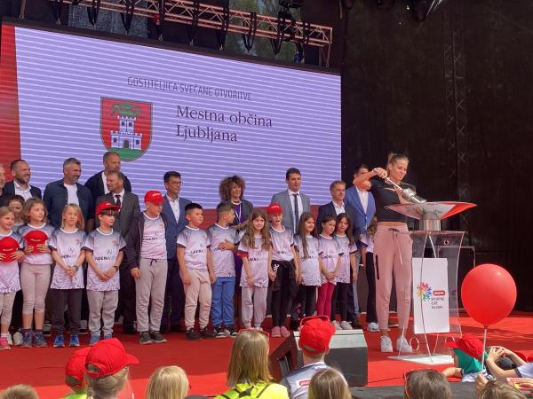 Varuh Svetina se je udeležil 1. Plazme športnih iger v Ljubljani 