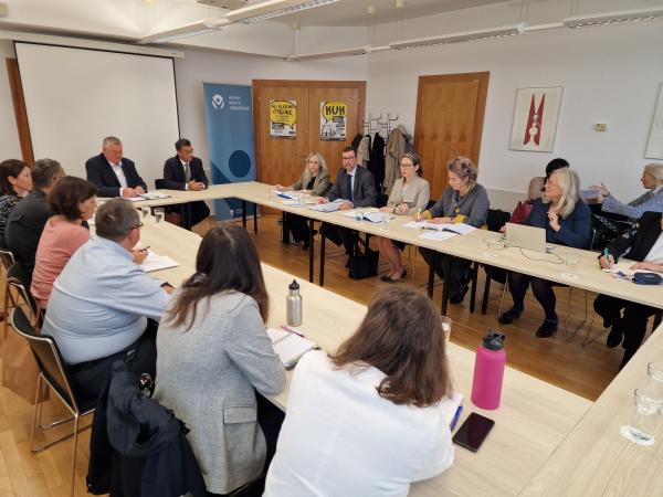 European Committee for the Prevention of Torture and Inhuman or Degrading Treatment or Punishment meets with the Ombudsman during a visit to Slovenia