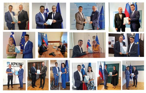 The Ombudsman handed over the Annual Reports of the Ombudsman and NPM to heads of institutions and parliamentary groups during the summer months