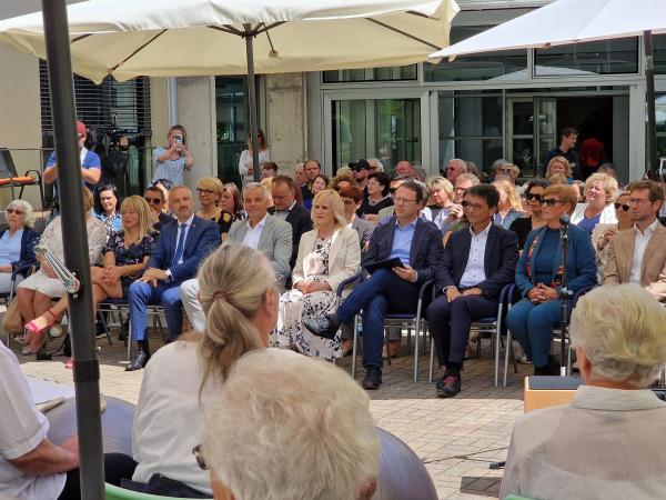 The Ombudsman addresses a gathering at DSO Tezno while on business in Maribor