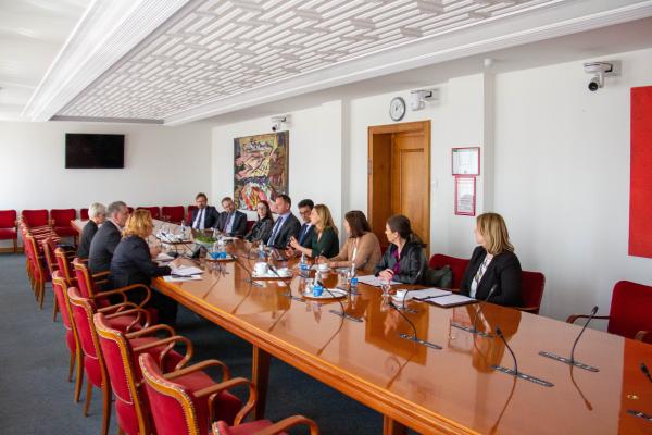 Ombudsman with other representatives of independent and autonomous state bodies at a meeting with the President of the National Council of the Republic of Slovenia 