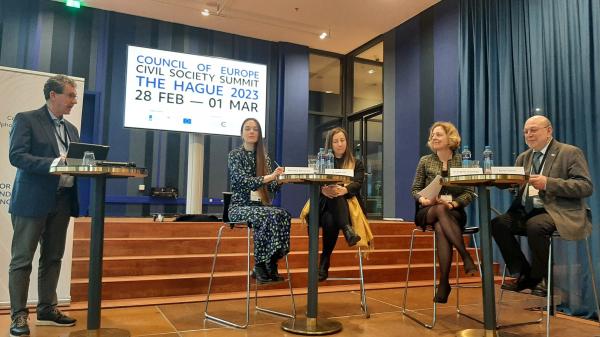 Council of Europe Civil Society Summit to enhance the effectiveness of the Council of Europe, preserve and strengthen democracy, human rights, and the rule of law in Europe