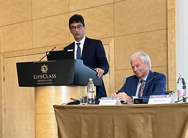 Ombudsman Svetina at the 5th Pension and Disability Insurance Conference on the Deliberative Principle in Democracy   