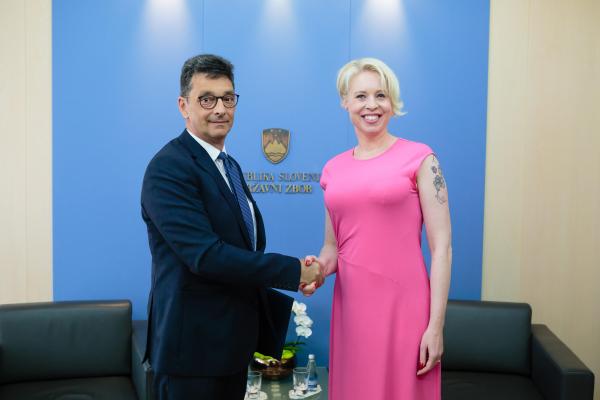 Ombudsman Svetina presents the 2021 annual report to the president of The National Assembly, President of the Republic and Prime Minister