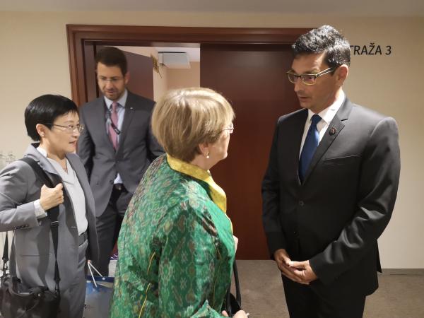 UN high commissioner and ombudsman discuss human rights challenges