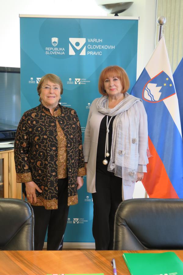 Ombudsman met UN High Commissioner for Human Rights 