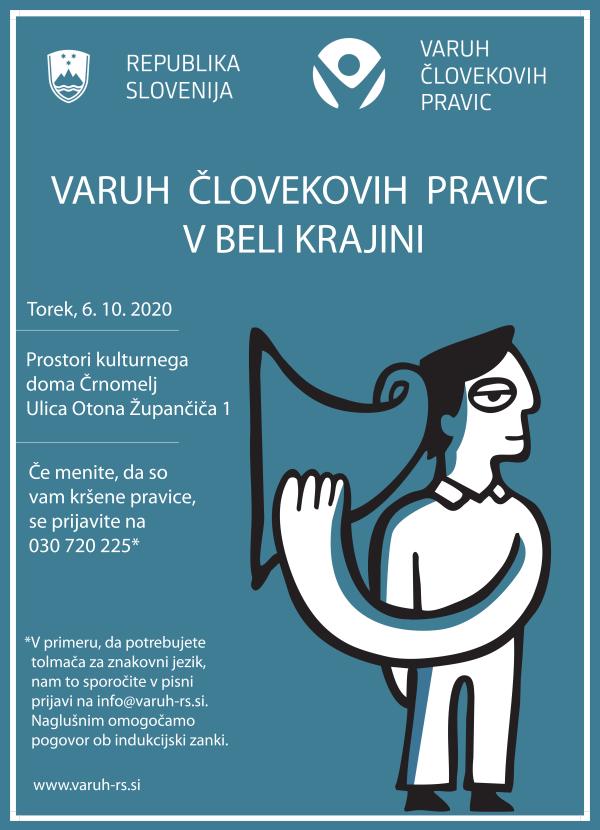 Varuh človekovih pravic bo s sodelavci posloval v Beli krajini