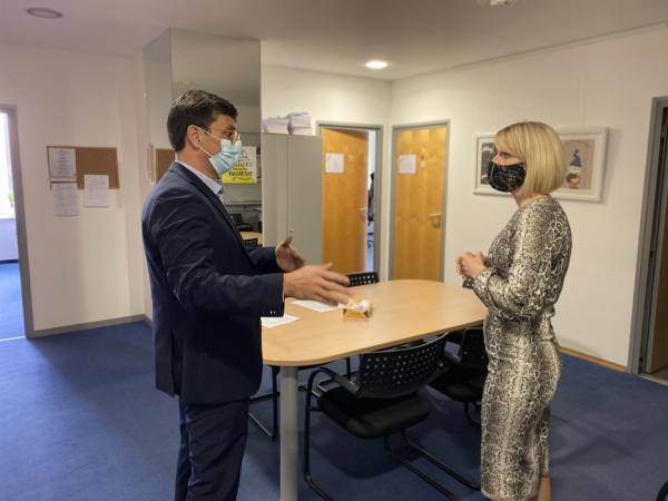 Varuh Svetina obiskal CSD Ljubljana in Materinski dom 