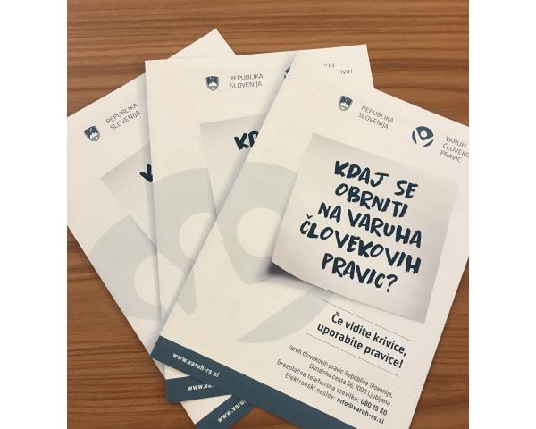 Varuh človekovih pravic je pripravil novo predstavitveno zloženko