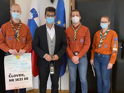 The Light of Peace from Bethlehem also at the Ombudsman