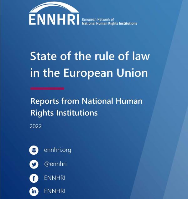 Evropska mreža nacionalnih institucij za človekove pravice objavila Poročilo o stanju pravne države v EU za leto 2022