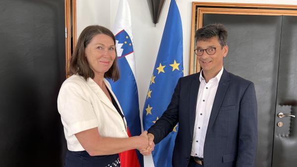 Varuh na spoznavni obisk sprejel novo predsednico Računskega sodišča