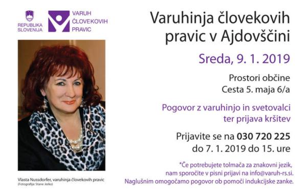 Na poslovanju v Ajdovščini tudi opomin o neupoštevanju priporočila Varuha