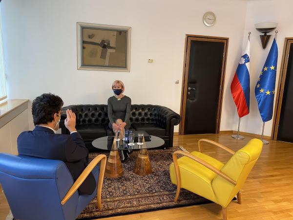 Varuh sprejel ministrico za pravosodje 