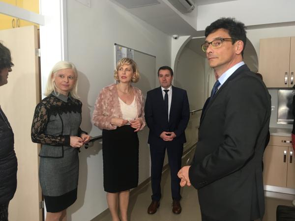 Varuh Svetina na otvoritvi novih prostorov v Domu Lukavci