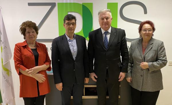 Peter Svetina na srečanju z vodstvom ZDUS