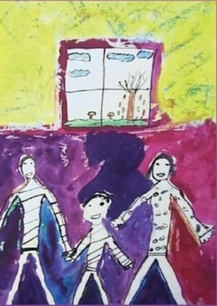 Risbica, ki ponazarja pravico do družine