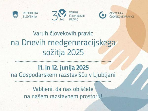 Varuh tudi letos na Dnevih medgeneracijskega sožitja