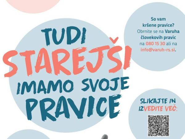 Varuh nadaljuje s promocijo pravic starejših v domovih za starejše in zdravstvenih domovih