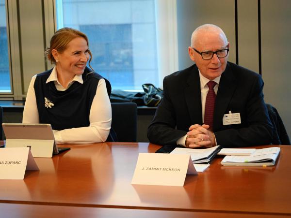 Dr. Dijana Možina ZUpanc, namestnica varuha in ombudsman Malte Joseph Zammit McKeon