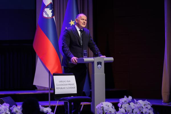 Namestnik varuha dr. Ruparčič med nagovorom