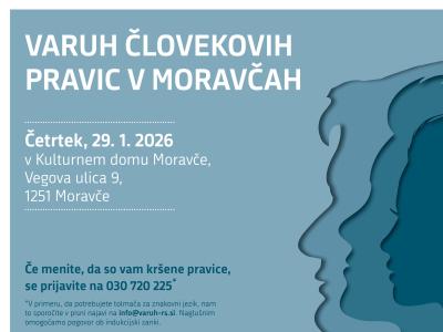Varuh bo 29. januarja v Moravčah na voljo za pomoč pri uveljavljanju pravic