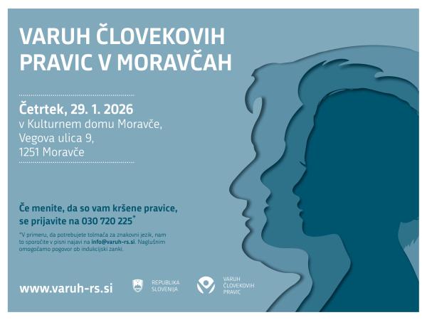 Plakat za poslovanje v Moravčah z osnovnimi podatki,ki so tudi v besedilu novice