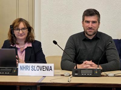 Varuhinja človekovih pravic dr. Simona Drenik Bavdek na letnem srečanju GANHRI