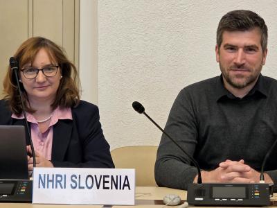 Dr Simona Drenik Bavdek, Human Rights Ombudswoman, is attending the GANHRI Annual Meeting