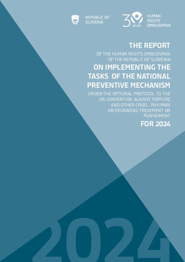Report of the Human Rights Ombudsman of Slovenia on the National Preventive Mechanism under the OPCAT for 2024