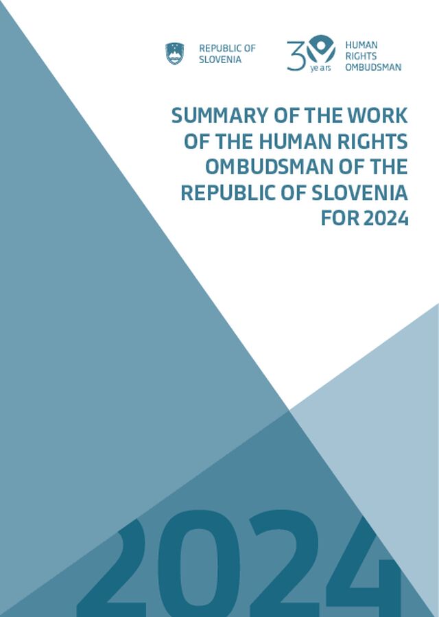Summary of the work of the Human rights ombudsman of the Republic of Slovenia for 2024