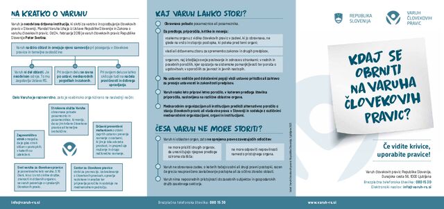 Predstavitvena zloženka o varuhu