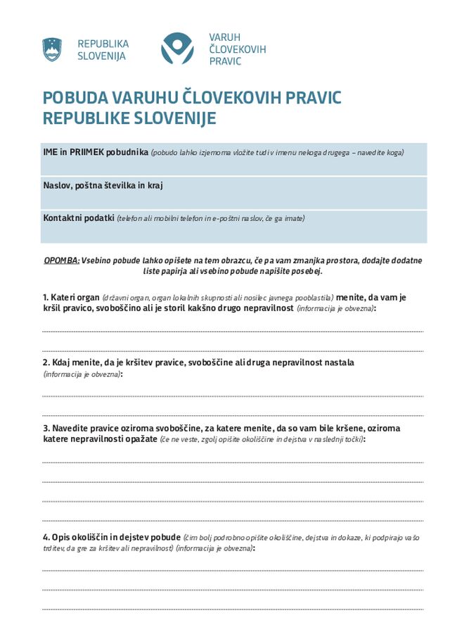 Predstavitvena zloženka o varuhu