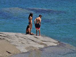 Children on the beach