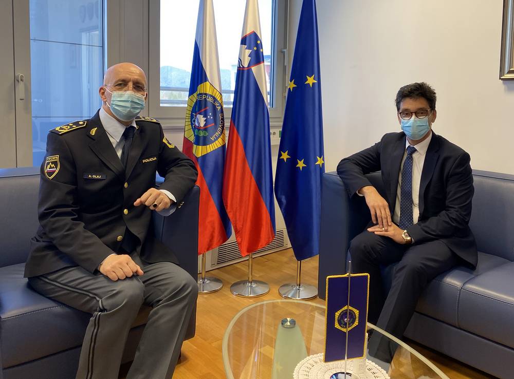 Varuh človekovih pravic Peter Svetina in generalni direktor dr. Anton Olaj