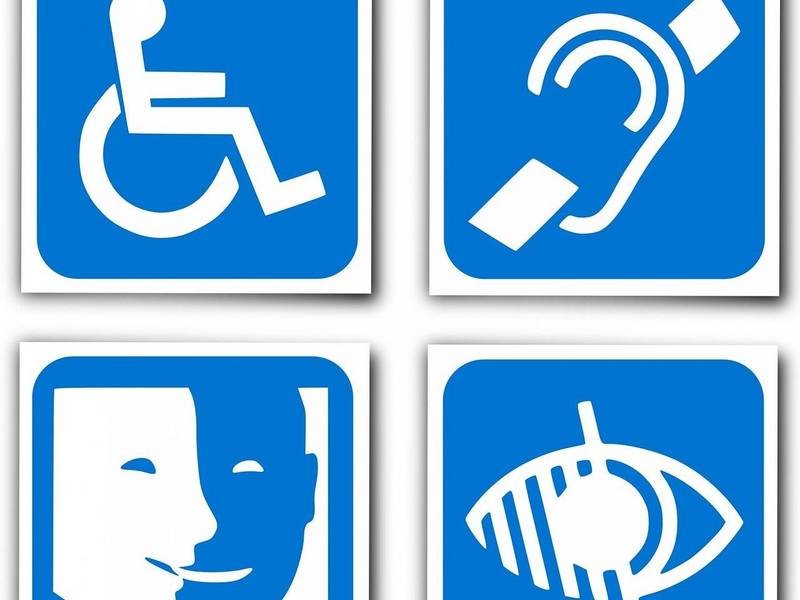 Ikone za različne vrste invalidnosti