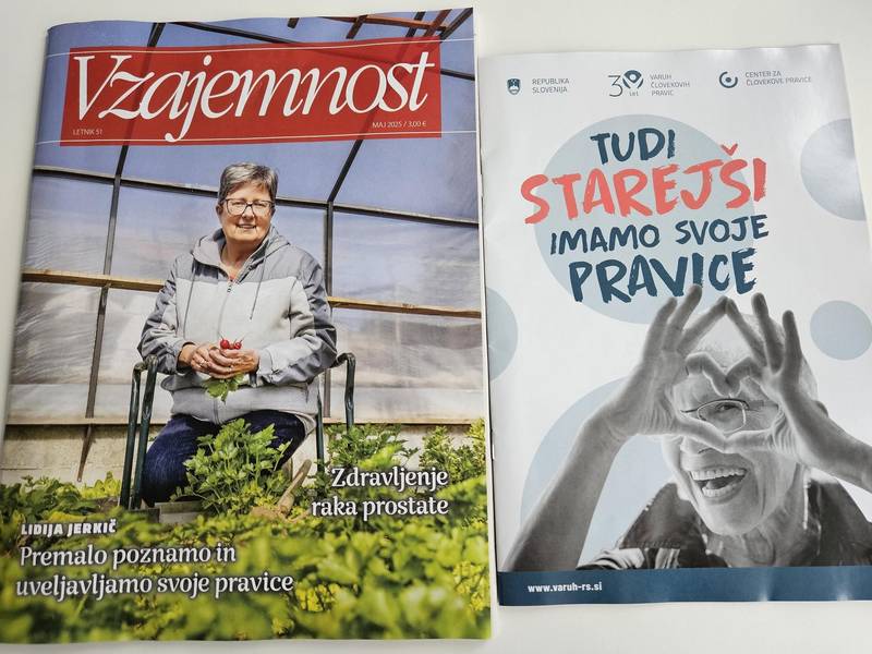 Revija Vzajemnost in brošura o pravicah starejših