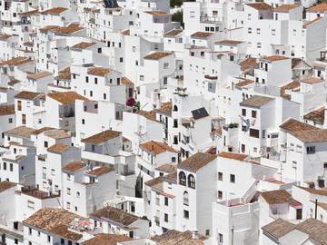 Množica belih hišic Množica belih hišic