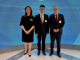 From left to right: Albanian Ombudsman Erinda Ballanca, Ombudsman Peter Svetina and Greek Ombudsman Andreas Pottakis