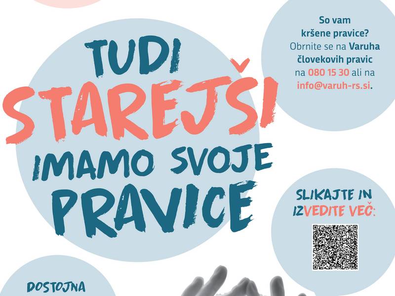 Plakat o pravicah starejših