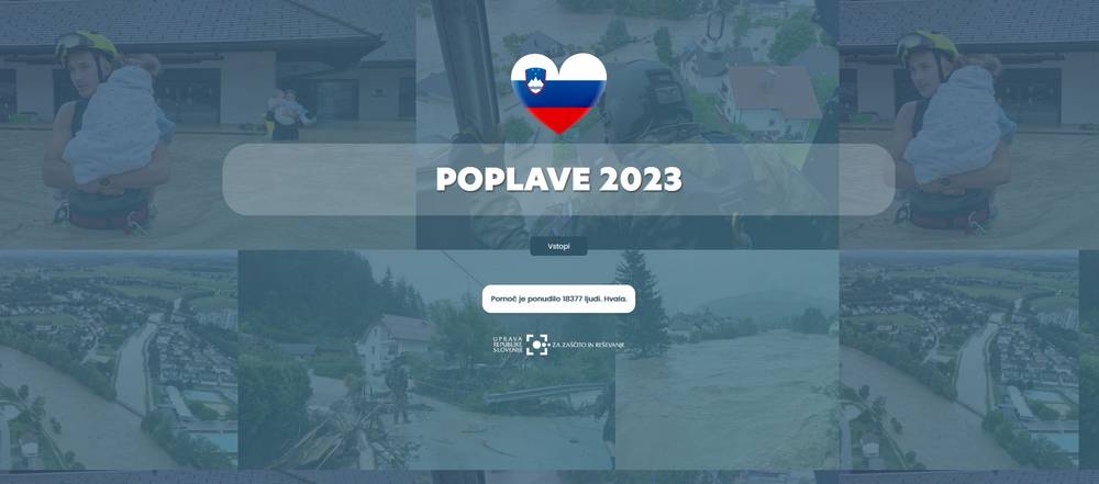 Aplikacija Poplave 2023